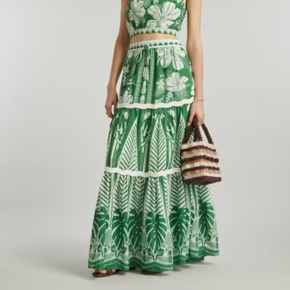 Farm Rio McCaw Elegance Maxi Skirt